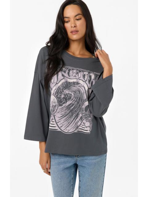 O'Neill Psych'd Boxy Oversized Long Sleeve Tee