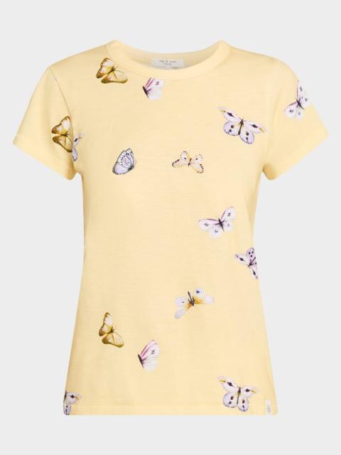rag & bone All-Over Butterfly Graphic Tee