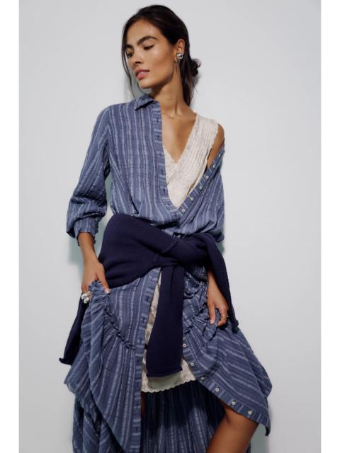 FREE PEOPLE Chasing Dawn Maxi Shirtdress