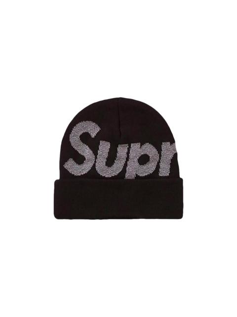 Supreme 3M Reflective Big Logo Beanie 'Black'