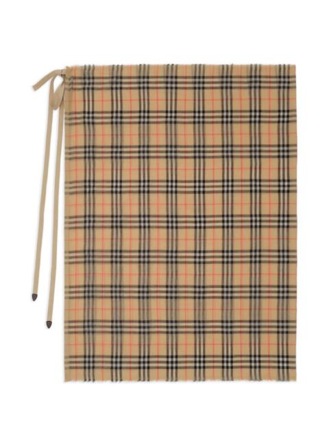 Burberry check cotton sarong