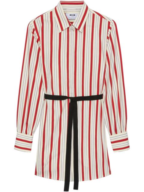 MSGM striped mini dress