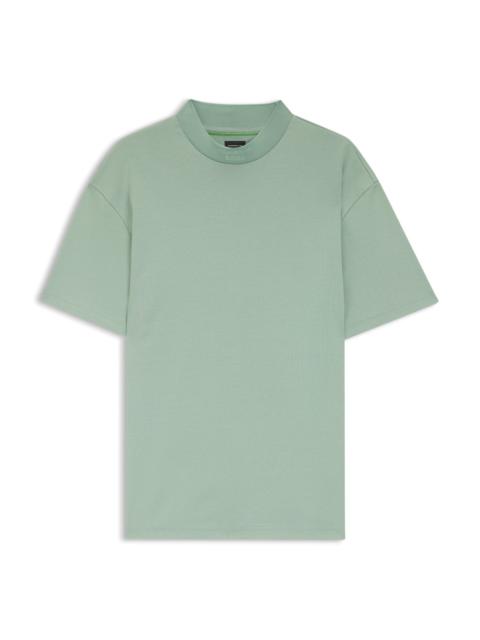 BOSS PORSCHE X BOSS RELAXED-FIT T-SHIRT WITH LOGO COLLAR