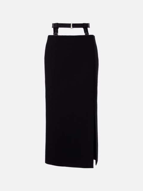 MUGLER Cutout pencil skirt