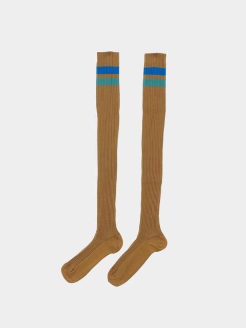 BASERANGE Race Overknee Socks - Organic Cotton Rib