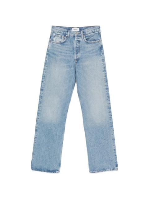 AGOLDE faded wide-leg jeans