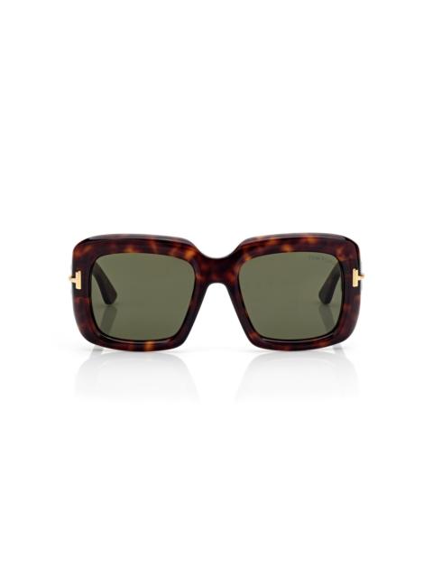 TOM FORD ICON SQUARE SUNGLASSES