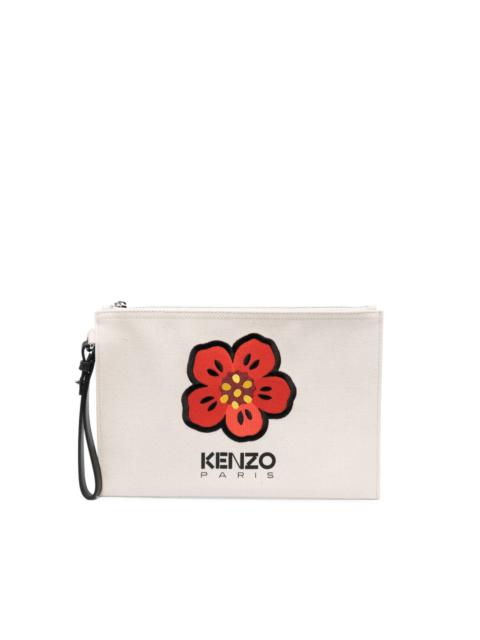 KENZO Boke Flower motif clutch