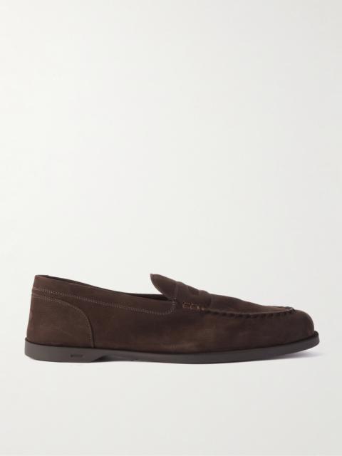 John Lobb Pace Full-Grain Nubuck Loafers