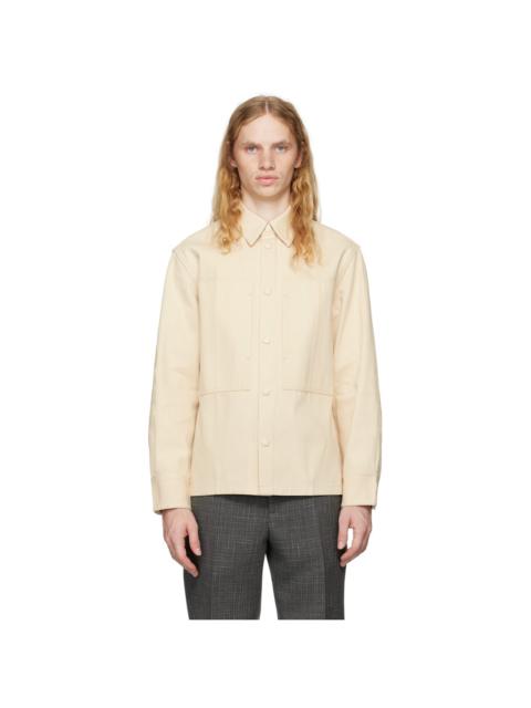 Beige Sea Island Denim Jacket
