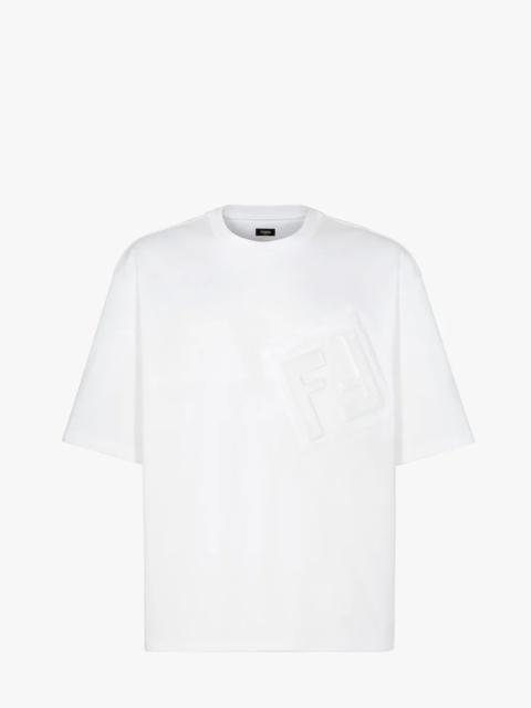 FENDI White jersey T-shirt