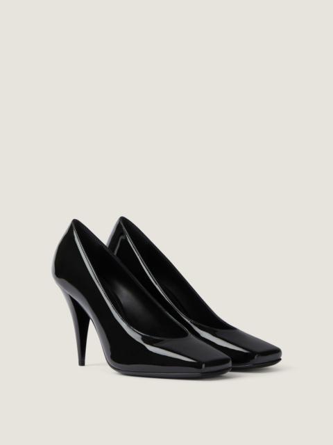 Givenchy SLICED SQUARE PUMPS IN PATENT LEATHER
