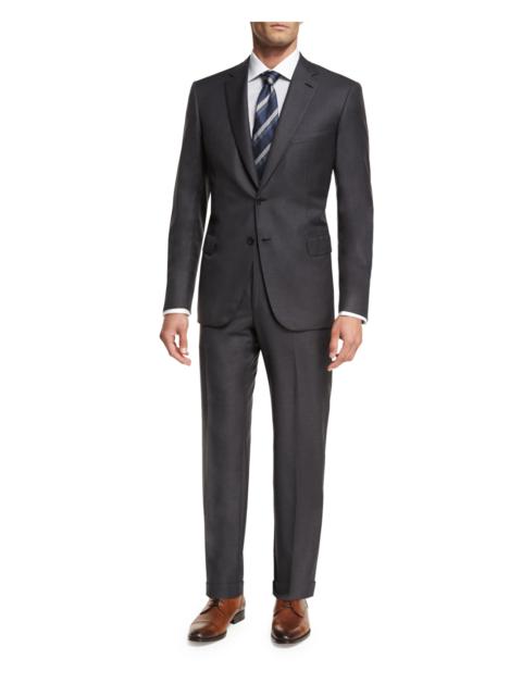 Men's Brunico Virgin Wool Two-Piece Suit