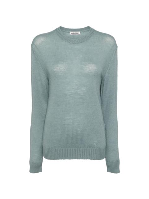 round-neck wool jumper