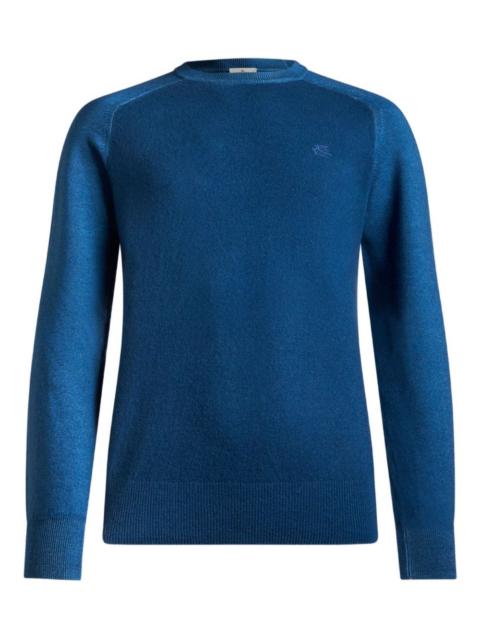 Pegaso-logo wool sweater