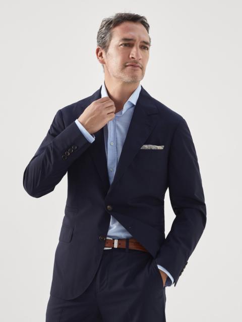 Brunello Cucinelli Super 150s lightweight wool and silk blazer