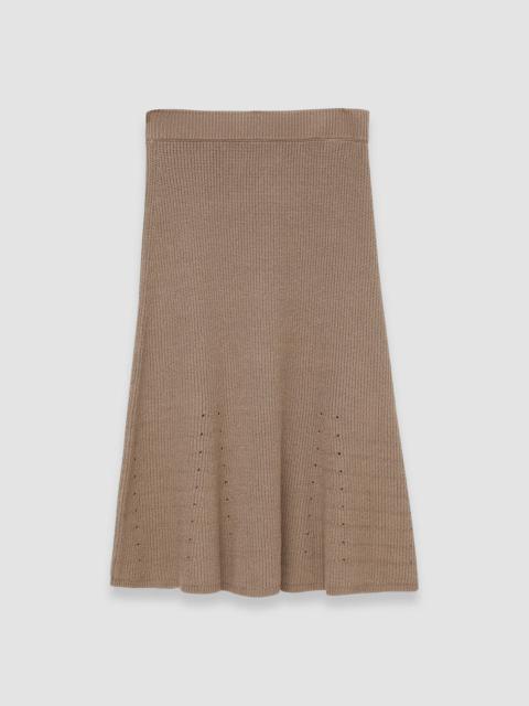 JOSEPH Linen Cotton Knitted Skirt
