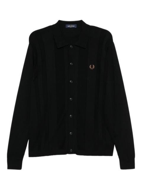 Fred Perry logo-embroidered shirt