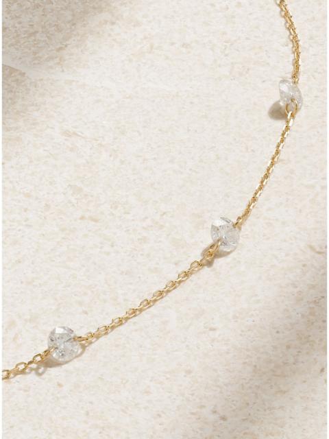 PERSÉE Danaé 18-karat gold diamond necklace Gold