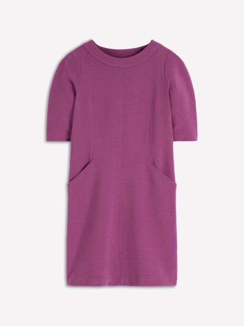 BODEN Nessa Ottoman Shift Dress-Damson