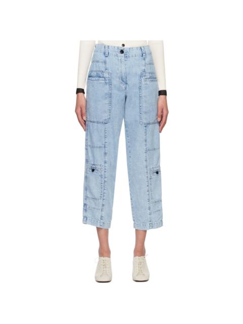 Proenza Schouler Blue Proenza Schouler White Label Straight-Leg Trousers