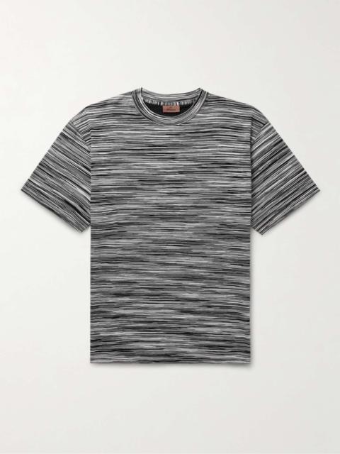 Space-Dyed Cotton-Jersey T-Shirt
