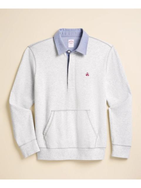 Brooks Brothers Cotton Denim Collar Rugby Shirt