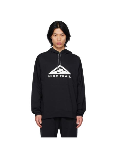 Nike logo-print cotton-blend hoodie