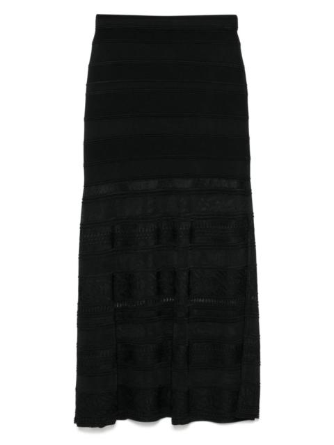 Sandro knitted midi skirt