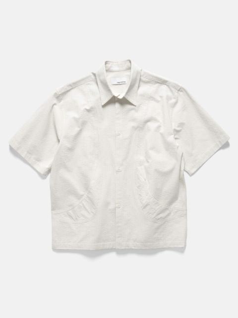 sage NATION Takeshi Shirt Ivory Stripe