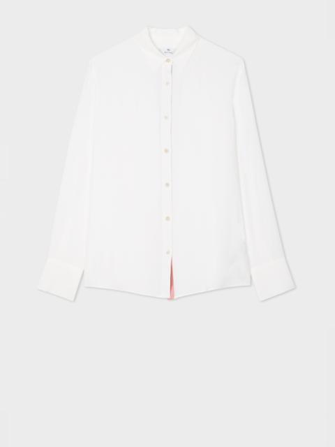 Paul Smith Silk 'Spray Swirl' Placket Shirt