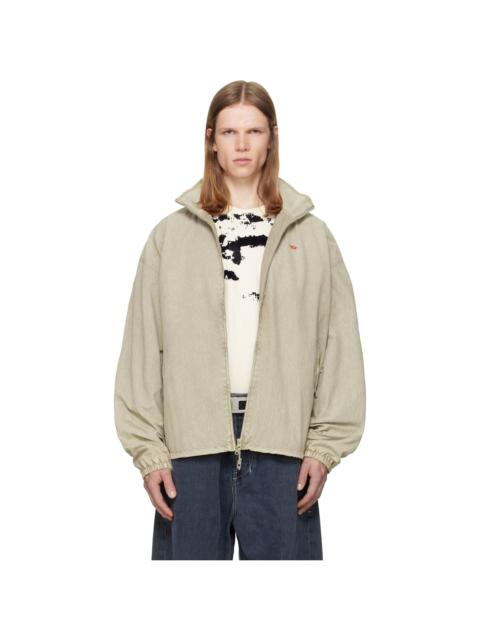 Diesel Beige Treated Taslan Jacket
