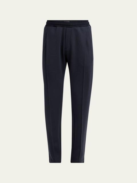 Brioni Men's Wool, Silk and Cashmere Pleated Drawstring Pants