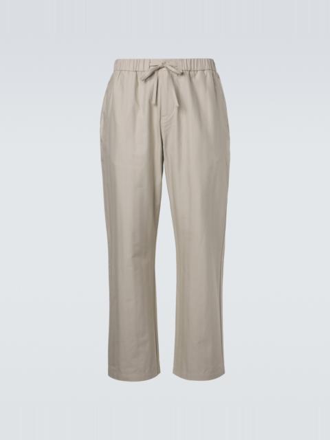 FRESCOBOL CARIOCA Rocha cotton twill wide-leg pants
