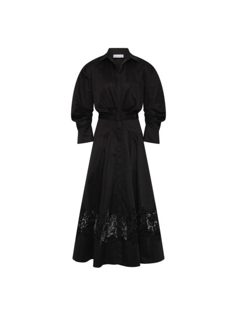 REBECCA VALLANCE Claribelle Long Sleeve Midi Dress