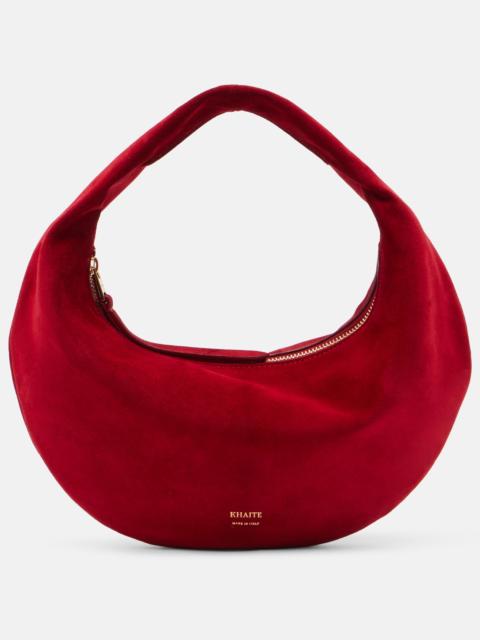 KHAITE Olivia Mini suede shoulder bag