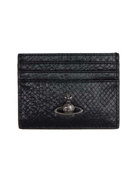 Vivienne Westwood Black Flat Card Holder
