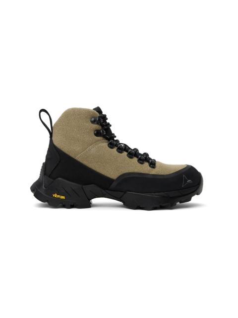 ROA Beige & Black Andreas Boots