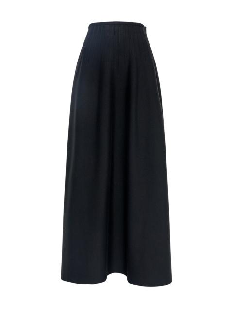 GABRIELA HEARST Annamaria Knit Maxi Skirt in Black Silk