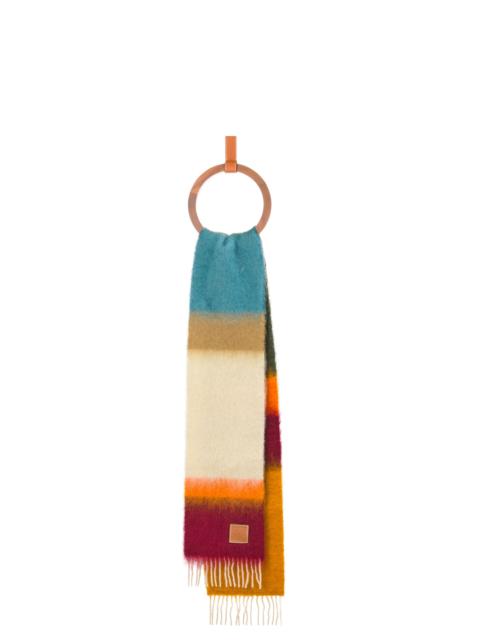 Loewe Stripes scarf in mohair