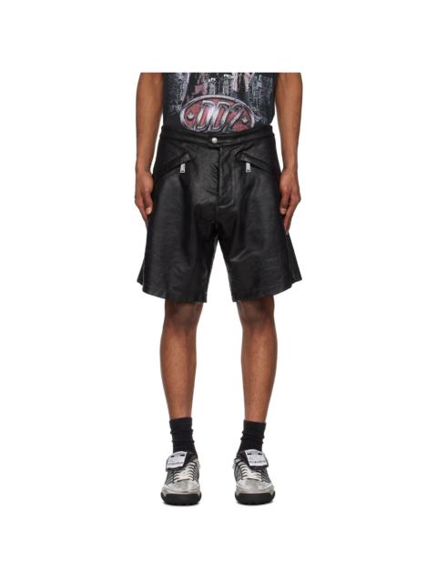DSQUARED2 Black Big Boxer Biker Shorts