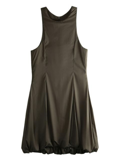 AMOMENTO gathered midi dress