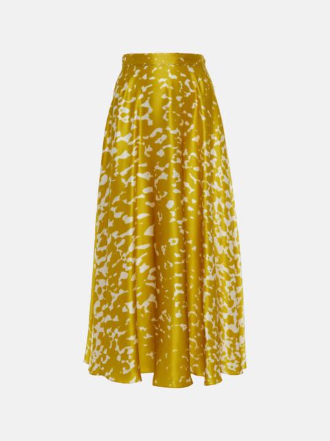 Roksanda Ameera printed silk maxi skirt