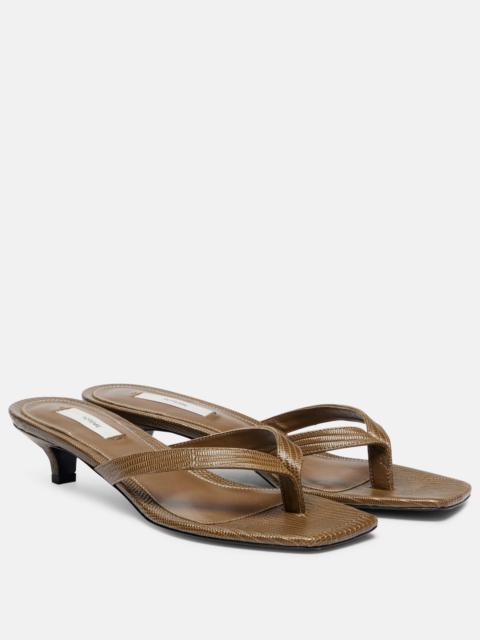 Totême Leather thong sandals