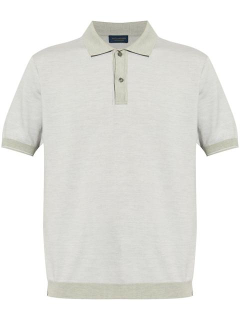 Paul & Shark silk-blend polo shirt