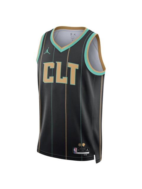 Nike NBA Charlotte Hornets City Swingman Jersey 2022-23 "Black" DO9621 010
