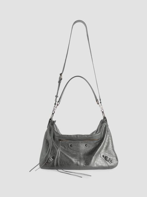 BALENCIAGA Men's Le City Moto Bag - Volcanic Rock
