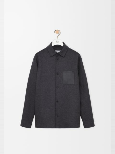 Loewe Overshirt in wool and cashmere