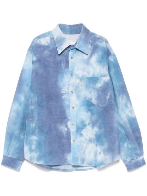 ERL Unisex Tie-Dye Corduroy Overshirt