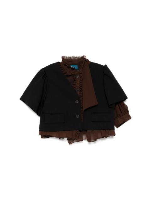 Kolor layered jacket
